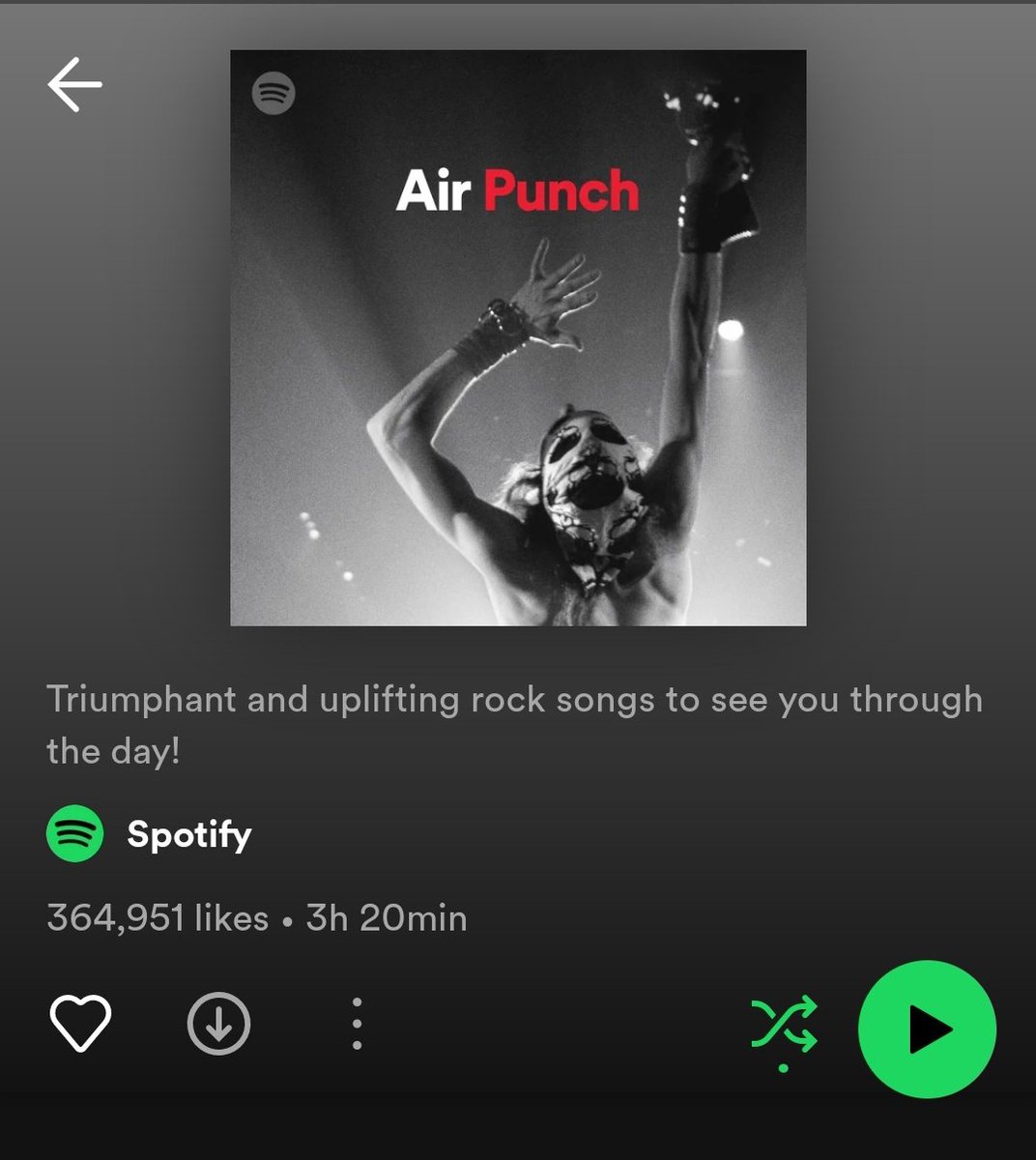 Music taste... I've always claimed that my taste is hip, happening and (my favourite word) 'eclectic' but @SpotifyUK seems to have other ideas... #AirPunch. #vintage or #oldschool?