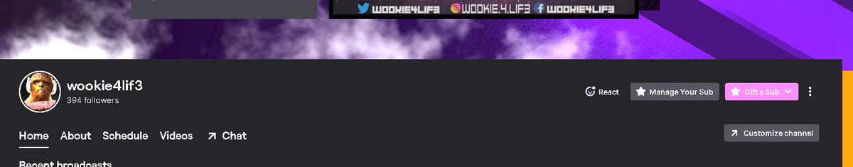 I can't believe this either! ya'll gonna make me cry fr!  almost at 400 over on Twitch! When I first started out I never thought I'd hit 50, here I am almost 8x that! TYVM to all of you! twitch.tv/wookie4lif3 @StargazerTeamTV @RaumenTV @maGicW1z4rD93 @IbzWhisper @MeadTheFifth