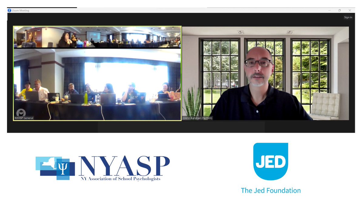 Thank you,  @nyasp, for inviting me to join your Board meeting this weekend! Thrilled to represent @jedfoundation & discuss our work to protect emotional health & prevent suicide for teens in NY & nationwide through #JEDHighSchool. #mentalhealth
💙💙💙
