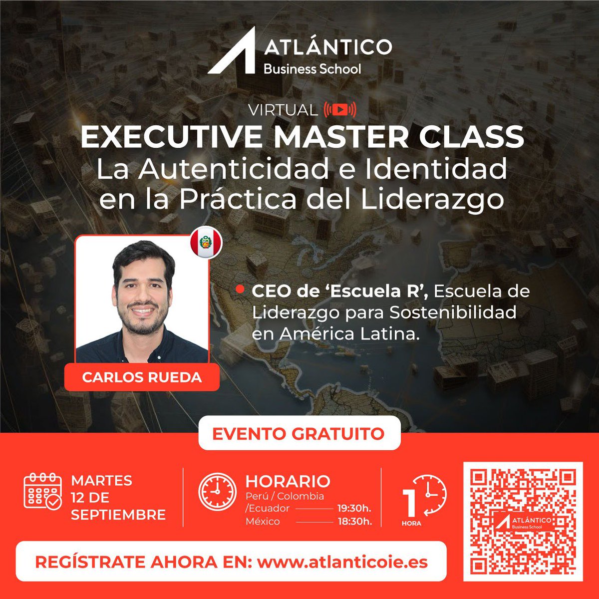 AIEBusiness's tweet photo. La autenticidad y la identidad en la práctica del liderazgo son cruciales porque establecen la base de la confianza, la inspiración y la conexión con el equipo. 

🌟Carlos Rueda te cuenta lo que sabe mañana en su Executive Master Class.

🌍🧳Inscripciones: https://t.co/2vz54US829 https://t.co/VAKcqexGxp