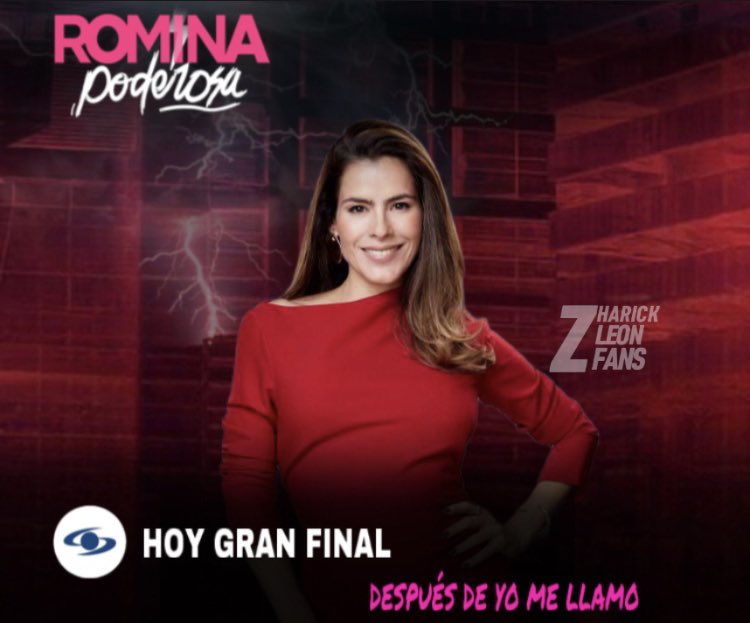 Diianabenavides's tweet image. HOY GRAN FINAL #RominaPoderosa