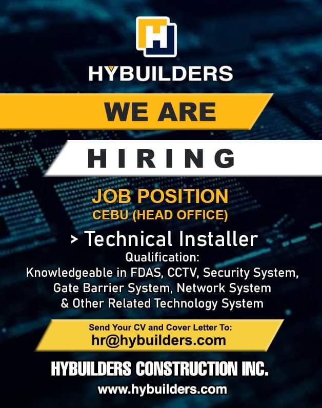 hybuilders's tweet photo. WE ARE HIRING! 
If you are a passionate and a talented individual, JOIN US!
#jobs #jobseekers #hiring #hybuilders https://t.co/2yMEmicLDW