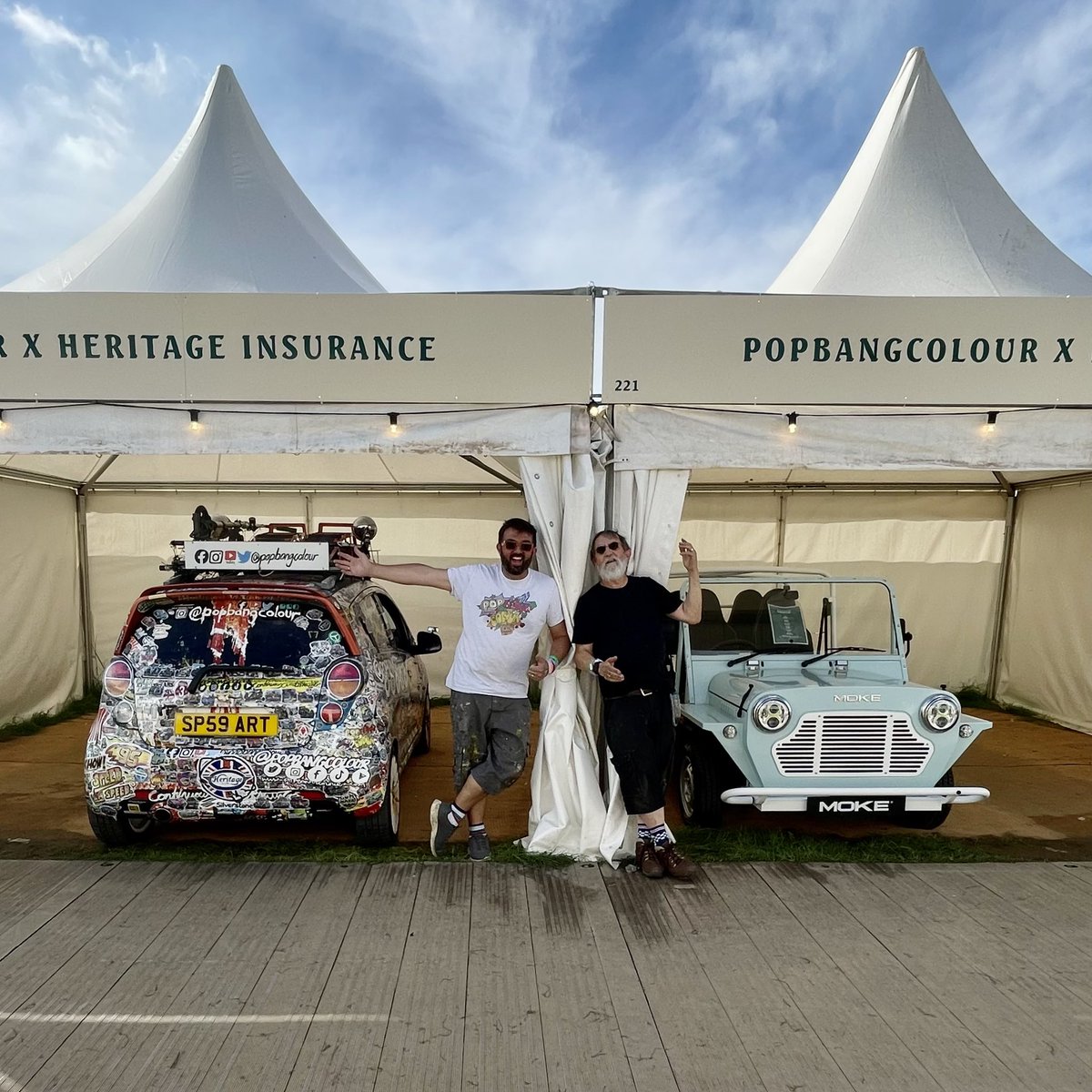 Popbangcolour's tweet photo. Job, done. Long day after a busy week. Unloaded a van full of boxes back into the studio @FargoVillage
Sleep needed, we do it all again https://t.co/OXJBkWdUlg Live at Knebworth this coming weekend.
@goodwoodrevival you were old skool fun. 🙌🏻
#PopbangonTour #SenttoCoventry https://t.co/6IjSXr8D2L