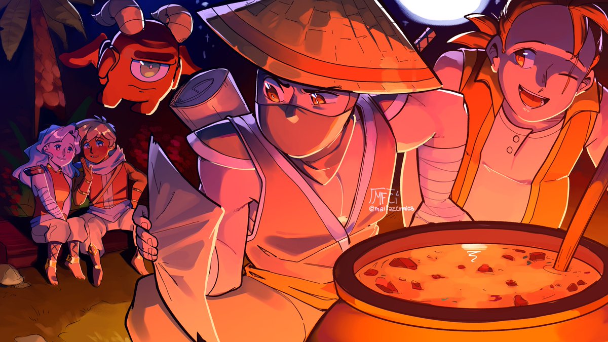 The Solstice Warriors meet a stranger traveller from the future.... <a href="/seaofstarsgame/">Sea of Stars</a> <a href="/messengergame/">The Messenger</a> #SeaofStars