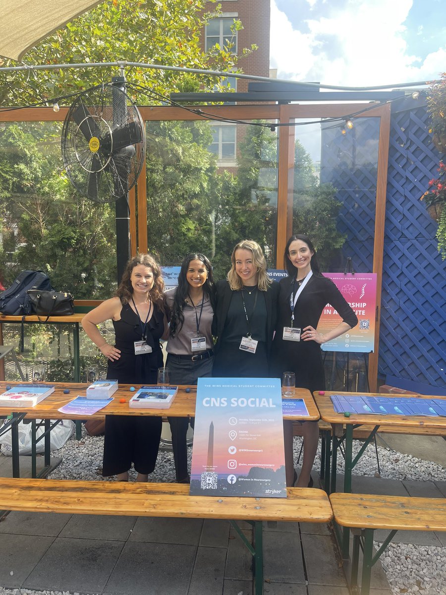 WomenInNSGY's tweet photo. Head on over to the WINS MSC CNS social at Dacha! All genders and levels of training welcome - medical students, residents, fellows, and attendings welcome! #WINSx2023CNS #CNS2023 https://t.co/splWIEkigc