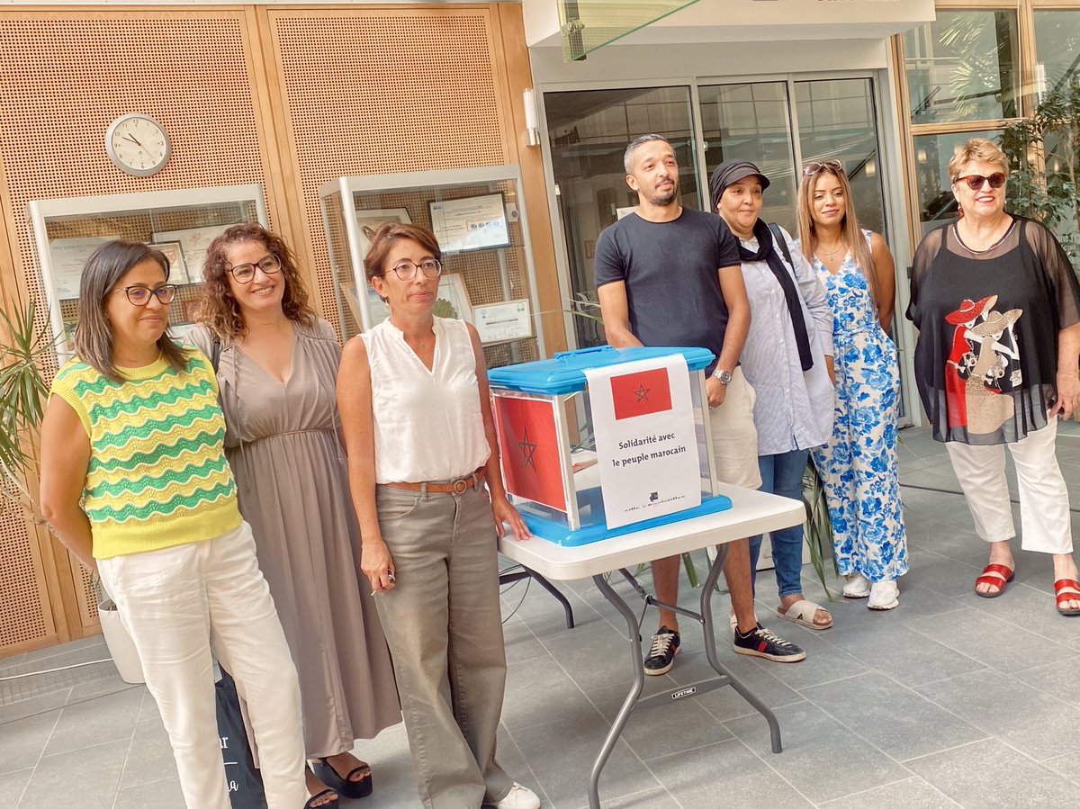 [ Échirolles solidaire - séisme au Maroc ]
Les associations franco-marocaine d’echirolles, human help et des marocains de l’Isere se sont mobilisés pour venir en aide aux marocain-es victimes du séisme. 
La ville d’Echirolles apporte tout son soutien aux actions engagées.