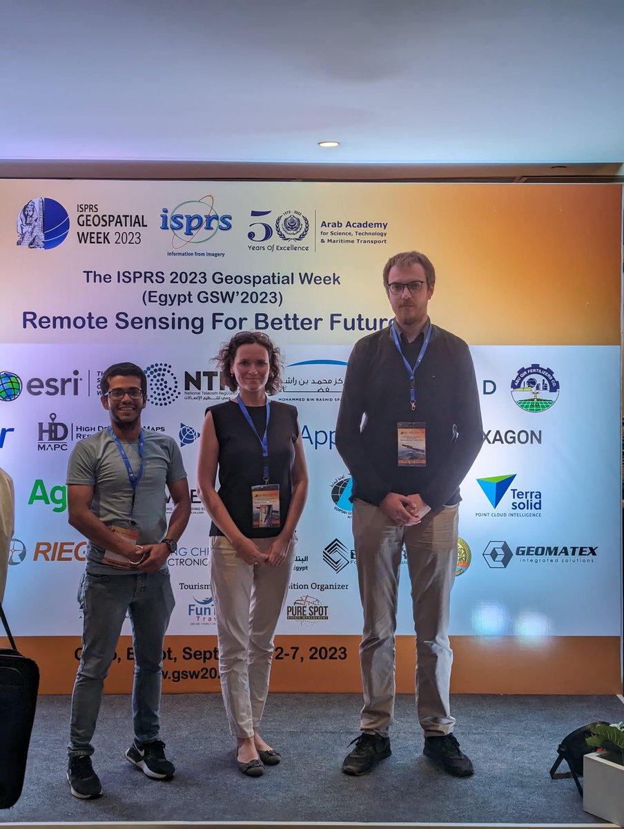 GuneetMutreja's tweet image. Back from #ISPRSGeospatialWeek2023 in Cairo with a heart full of inspiration! 🌍 Presented our work on building roof form classification using self-supervised algorithms alongside Ksenia🌟. #TeamEffort #GeospatialScience #3DBuildingReconstruction
