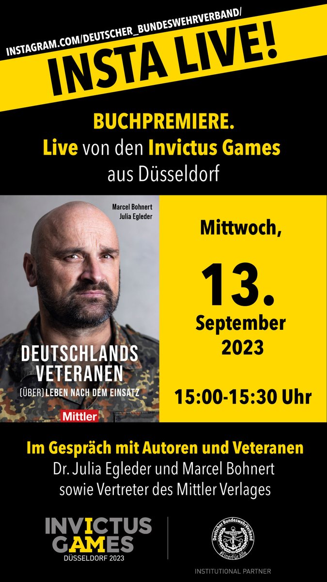 instagram.com/p/CxAKvdrsQU9/… #Veteranenbuch #Veteranenkultur #Veteranenpolitik #DieUnsichtbarenVeteranen #Veteranentag <a href="/DBwV/">BundeswehrVerband</a>