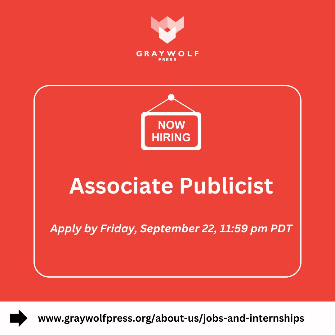 Graywolf Press tweet media