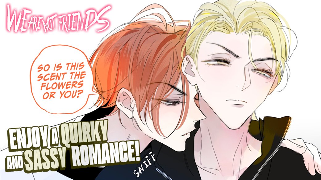 Comikeymedia's tweet photo. 😍Your favorite couple is back!
Read this week's new chapter of "We Are Not Friends" at Comikey now!
https://t.co/E8pqy8UHYz
#WeAreNotFriends #Webtoonseries #BL #Romance #Drama #Comedy #ReadNow #Comikey https://t.co/ekDeJZJmoF