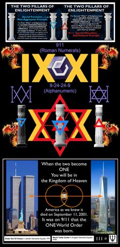 In the Ritual, the Twin Towers were the Lead Stage of the Alchemical Process.

While the ONE Freedom Tower represented the Alchemical Gold, the Completion of the Great Work, the Synthesis of ALL Opposites into a New Singular Form. 