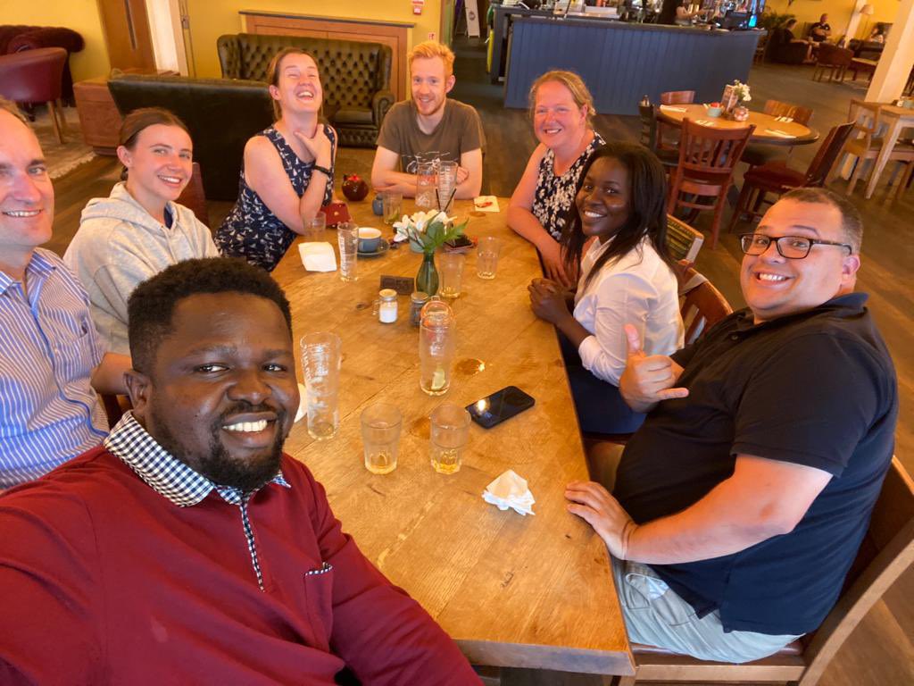 Met up with colleagues after work for a care of the elderly team meal out. Great team and the hospital is a stone’s throw from the beach. If you are interested to join us we are expanding our department jobs.nhs.uk/candidate/joba… Do get in touch if interested @uhbwNHS @WestonNHS