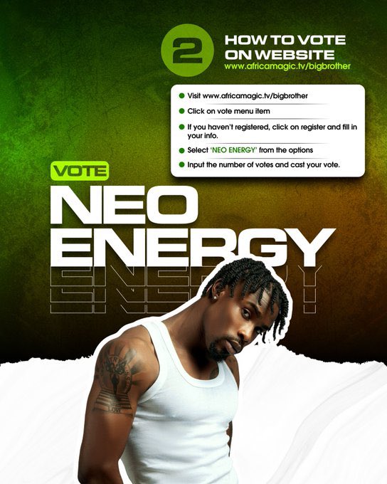 NeoAkpofure's tweet image. TNT 🧨 we’re up for possible evictions this ..we have a huge battle on our hands and we need to have all hands on deck! Don’t stop, Don’t relent, dont sleep! 

We can do it! We are not giving up! 

VOTE NEOENERGY🧨 

VOTE NEOENERGY🧨 

VOTE NEOENERGY🧨 

#BBNaija #BBNaijaAllStars