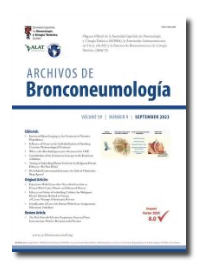 Casi 20.000 visitas en la web en menos de un mes. Acceso gratuito. No vais a leerlo? Seguro? Clinical Practice Guideline of Spanish Society of Pneumology and Thoracic Surgery (SEPAR) on Pharmacological Treatment of Tobacco Dependence 2023 archbronconeumol.org//en-clinical-p…