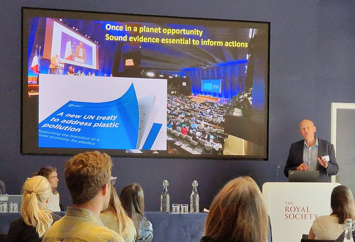 A really thought provoking day bringing together multiple scientists and decision makers together to discuss the new plastic treaty. What can we do about #PlasticPollution? Especially the plastic already in the environment 🌍 was also lovely to catch up with some familiar faces