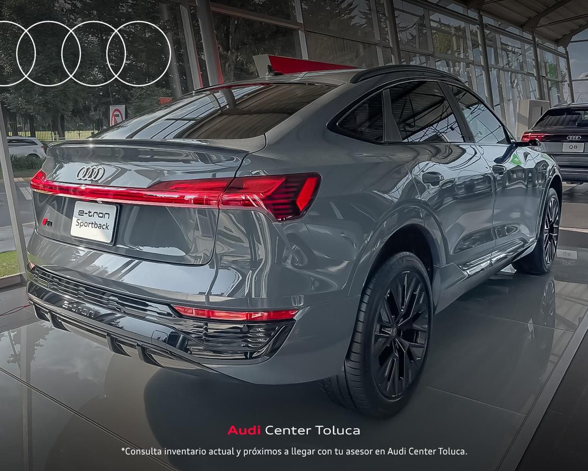AudiToluca's tweet photo. Electrizantemente sofisticado
El nuevo Audi Q8 Sportback e-tron 100% eléctrico, con detalles distintivos de un coupé, elegante y deportivo. https://t.co/8puY8n9DX7