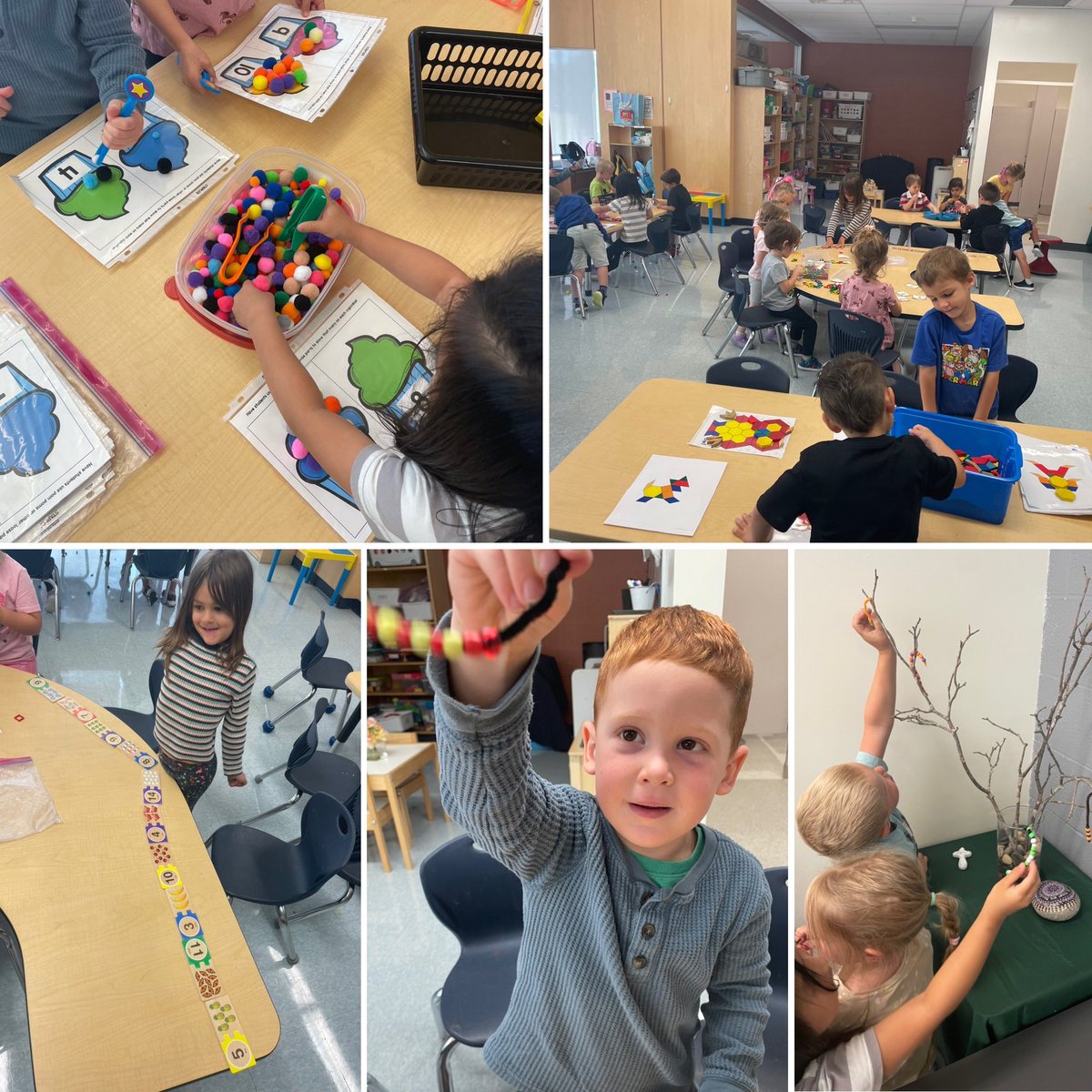 First day of math centers!