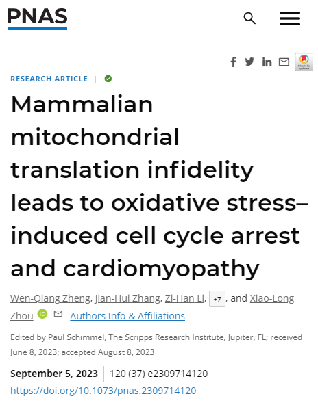 @zhengwa11724 Shared with us this exciting paper. Is there anything that oxidative stress cannot do? 🤯 pnas.org/doi/10.1073/pn…