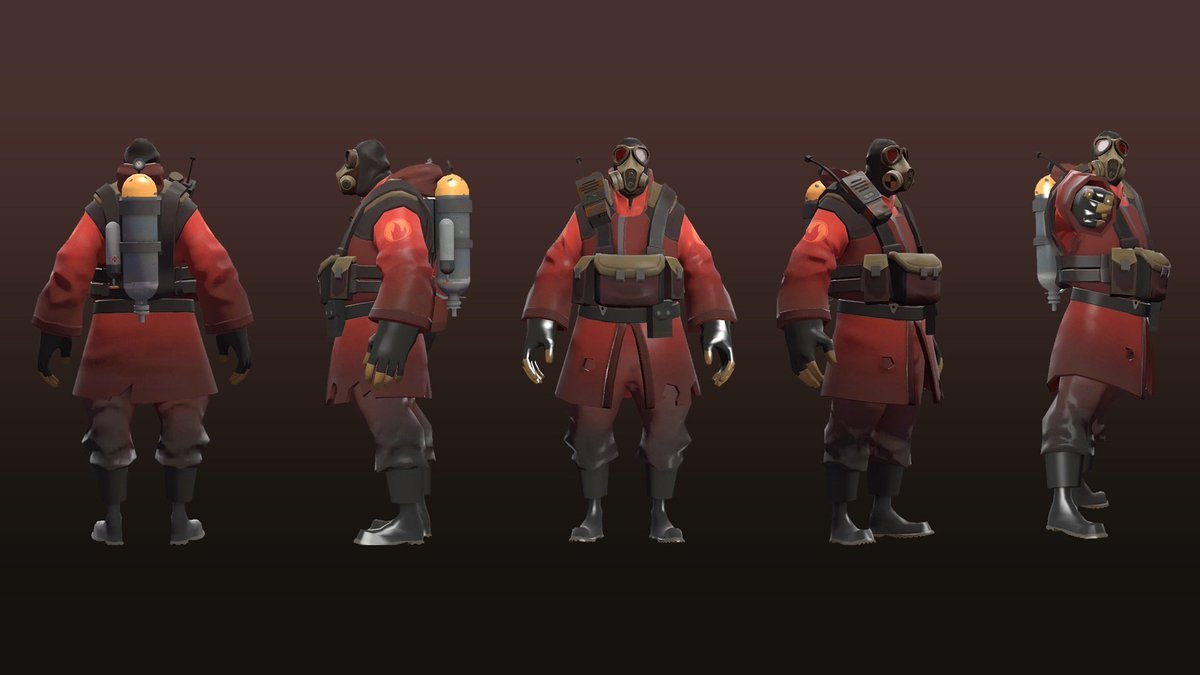 VTM06_Vipes's tweet photo. The Roadside Ravager - A radioactive wasteland inspired set for Pyro made w/ Ducksink
#tf2 #TeamFortress2 #tf2workshop #pyro #tf2pyro #screamfortress #VtubersUprising

Be sure to vote for it on the Workshop! Check the reply to do so! https://t.co/Qks70EgU5P
