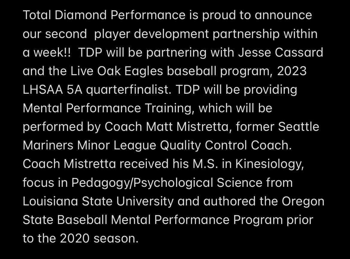 Total Diamond Performance tweet media