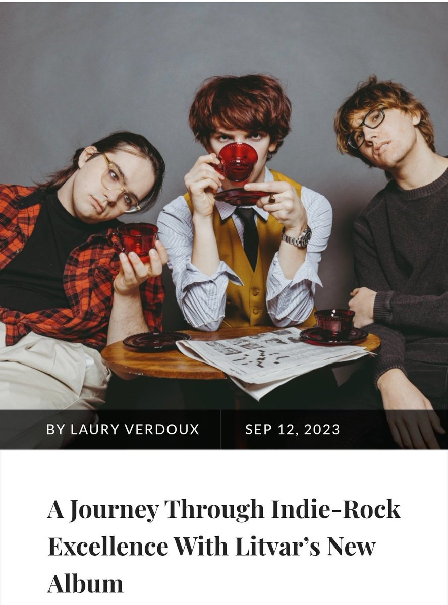 Sounds On The Couch (@soundscouch) on Twitter photo A Journey Through Indie-Rock Excellence With Litvar’s New Album
You can read all about it at couchmag.life A Journey Through Indie-Rock Excellence With Litvar’s New Album
You can read all about it at couchmag.life