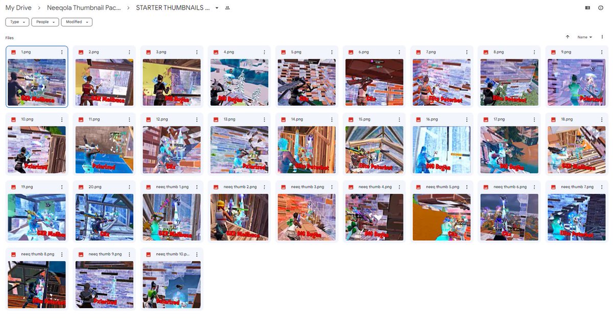 THERE ARE NOW 30 STARTER THUMBNAILS WHEN YOU BUY THE PACK!!!!

Besides the tutorial on how to make it yourself 🥰