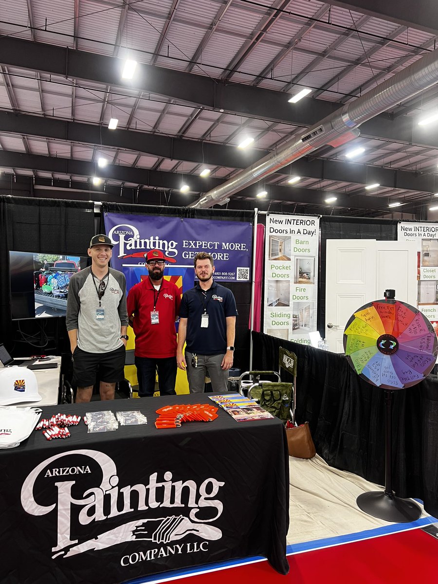 Busy weekend for us at the Home and Garden Show in Mesa! 🏠🎨

Thanks to everyone who came and visited our booth! 💯

#homeandgardenshow #mesa #arizona #arizonacheck #arizonapaintingcompany #paintcompany #painting #residentialpaint #commercialpaint #booth #events