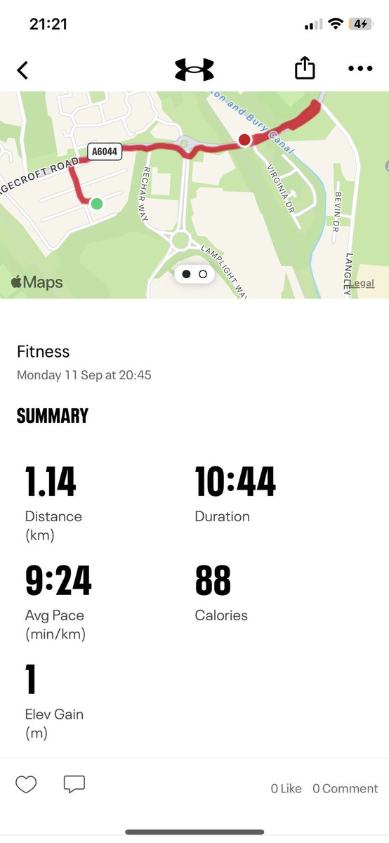 devocoates24's tweet image. 10 minutes run done good to get my fitness levels back up