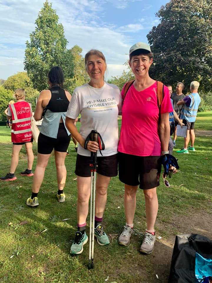 FrancesHeley's tweet image. Thanks to Hayley for helping the Pathway to Parliament team link up with Rothwell Parkrun this Saturday to raise awareness of Ehlers-Danlos and the EDS UK petition. EDS symbol is a zebra. Do dress in black and white! 🦓 @Rothwellparkrun @ehlersdanlosuk