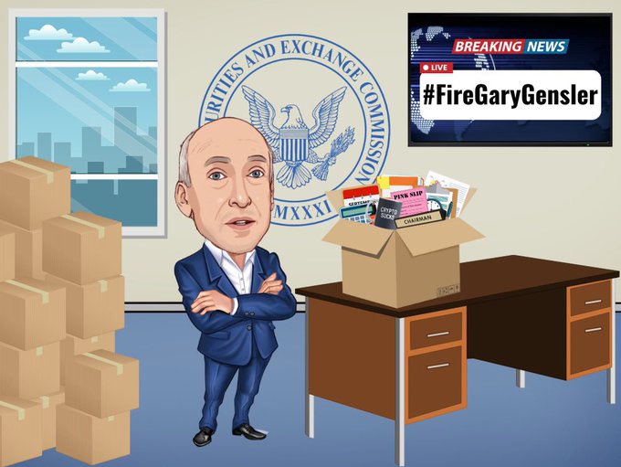 CryptoNewsUpd8s's tweet photo. JUST IN : 🇺🇸 US Congressman Warren Davidson says "we need to #FireGaryGensler and #RestructureSEC." https://t.co/RBSLqNOeMp