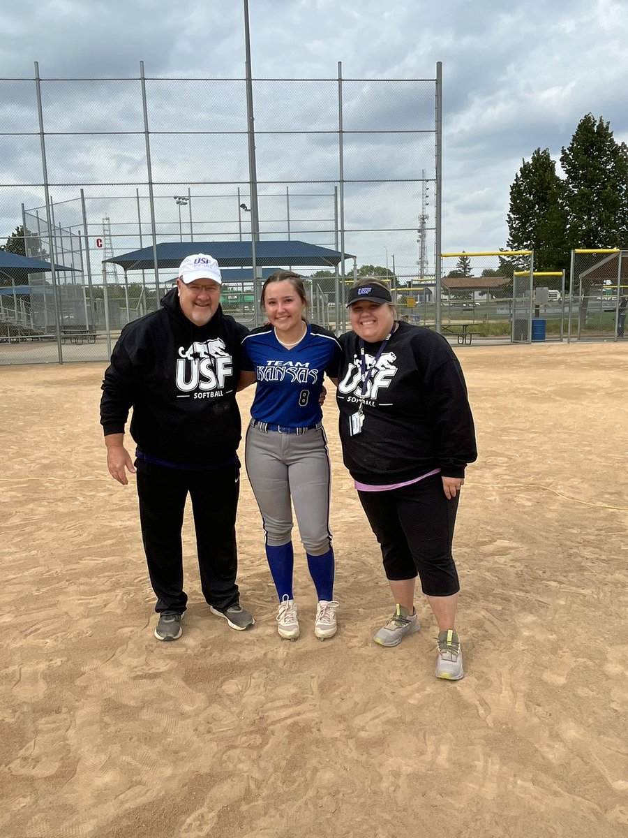Such an amazing experience this past weekend at the <a href="/USFCougarsSB/">USF Softball</a> camp! Coaches put on an amazing camp with such a fun atmosphere!