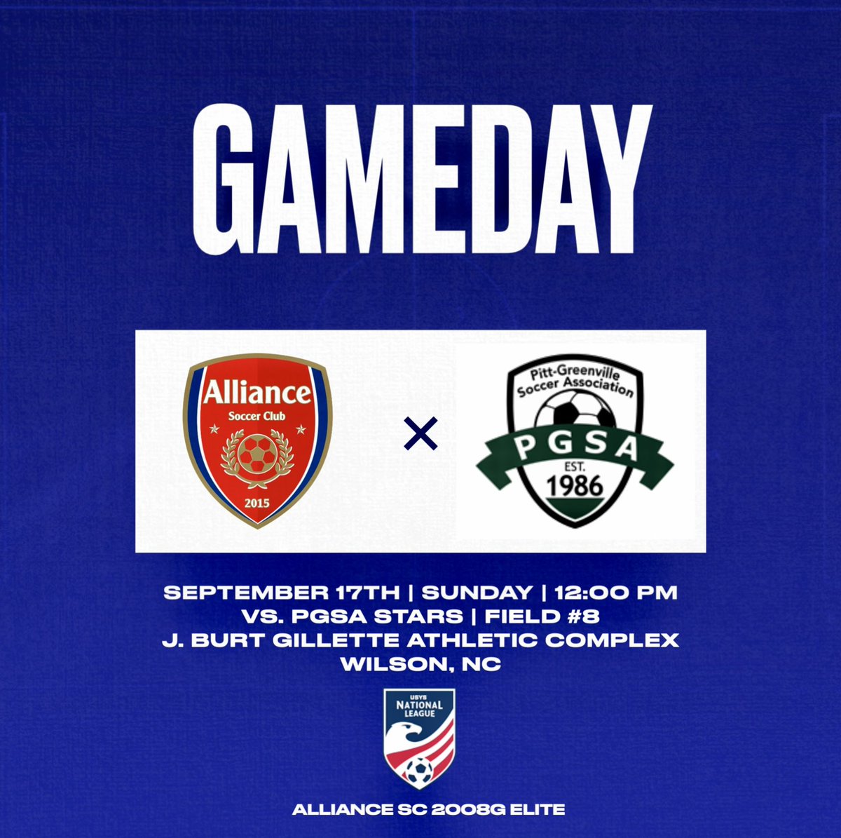 Alliance SC U19G Elite NL Club (GA) tweet media