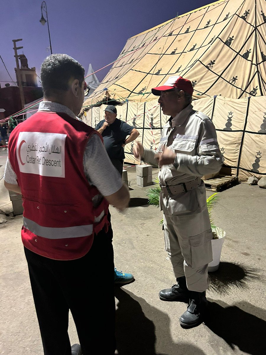 بالتنسيق مع #الهلال_الأحمر_المغربي قام فريق #الهلال_الأحمر_القطري بزيارة إلى عدة مواقع في منطقة "امزميز" بإقليم الحوز أكثر المواقع تضرراً من الزلزال، حيث تم تقييم الأضرار و الاحتياجات العاجلة للأهالي.
تابعنا على الموقع الالكتروني :  qrcs.qa/ME
#زلزال_المغرب