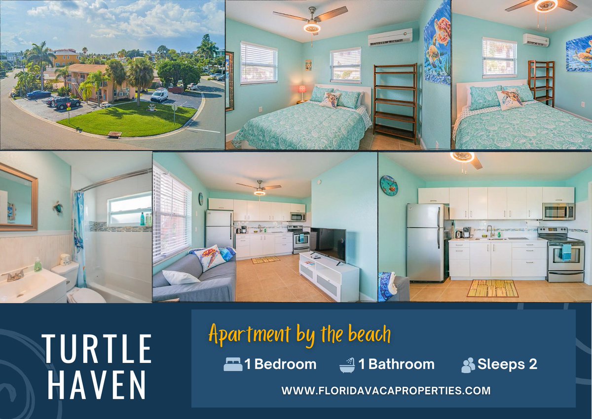 See the listing here: tinyurl.com/y8sa42k2

Visit our website to see more of our properties: floridavacaproperties.com 

#sunsetbeach #treasureisland #florida #beach #beachvacation #floridavacaproperties #floridavacation #apartment #shorttermrental #directbooking #summer