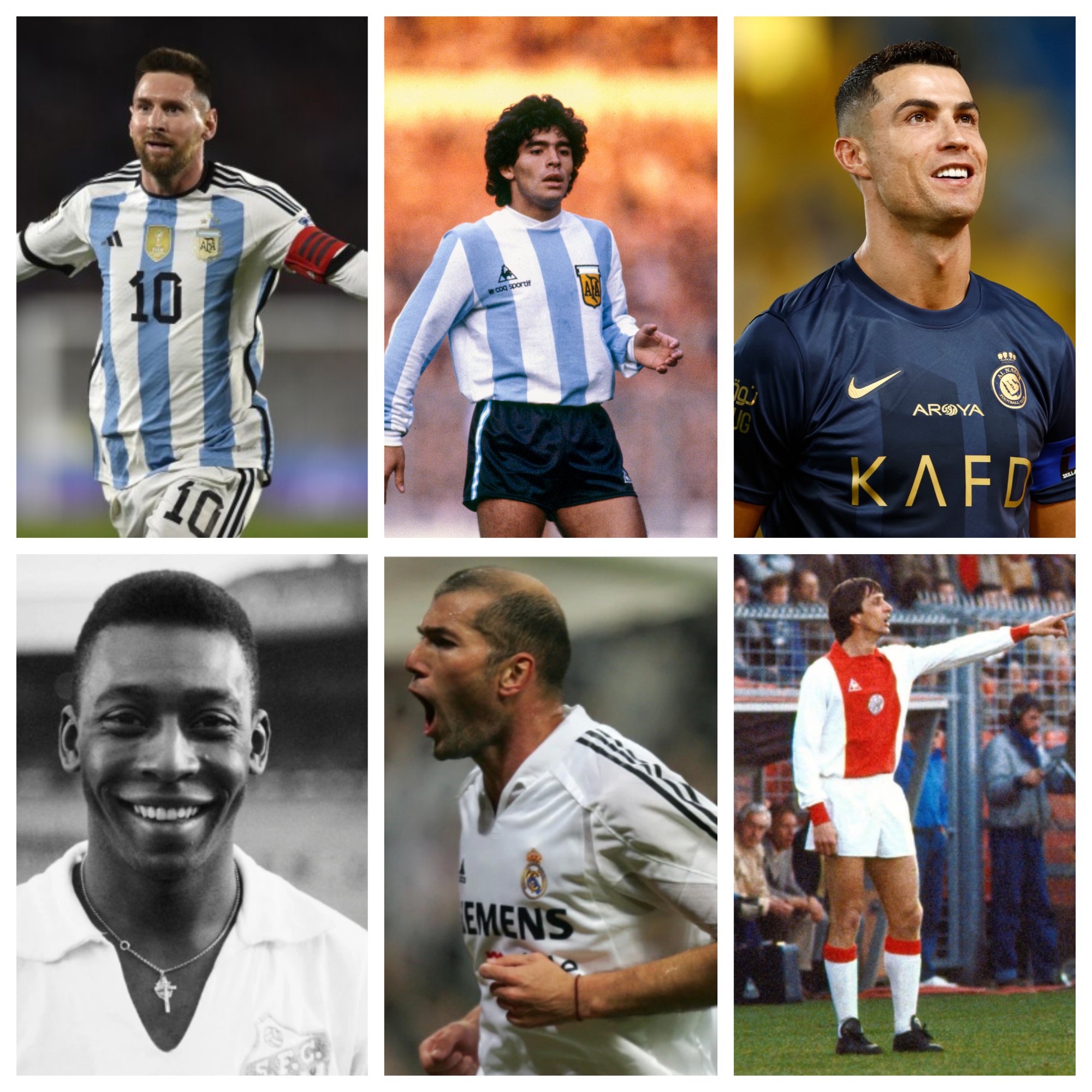 10 best soccer players of all time, from Diego Maradona to Lionel Messi