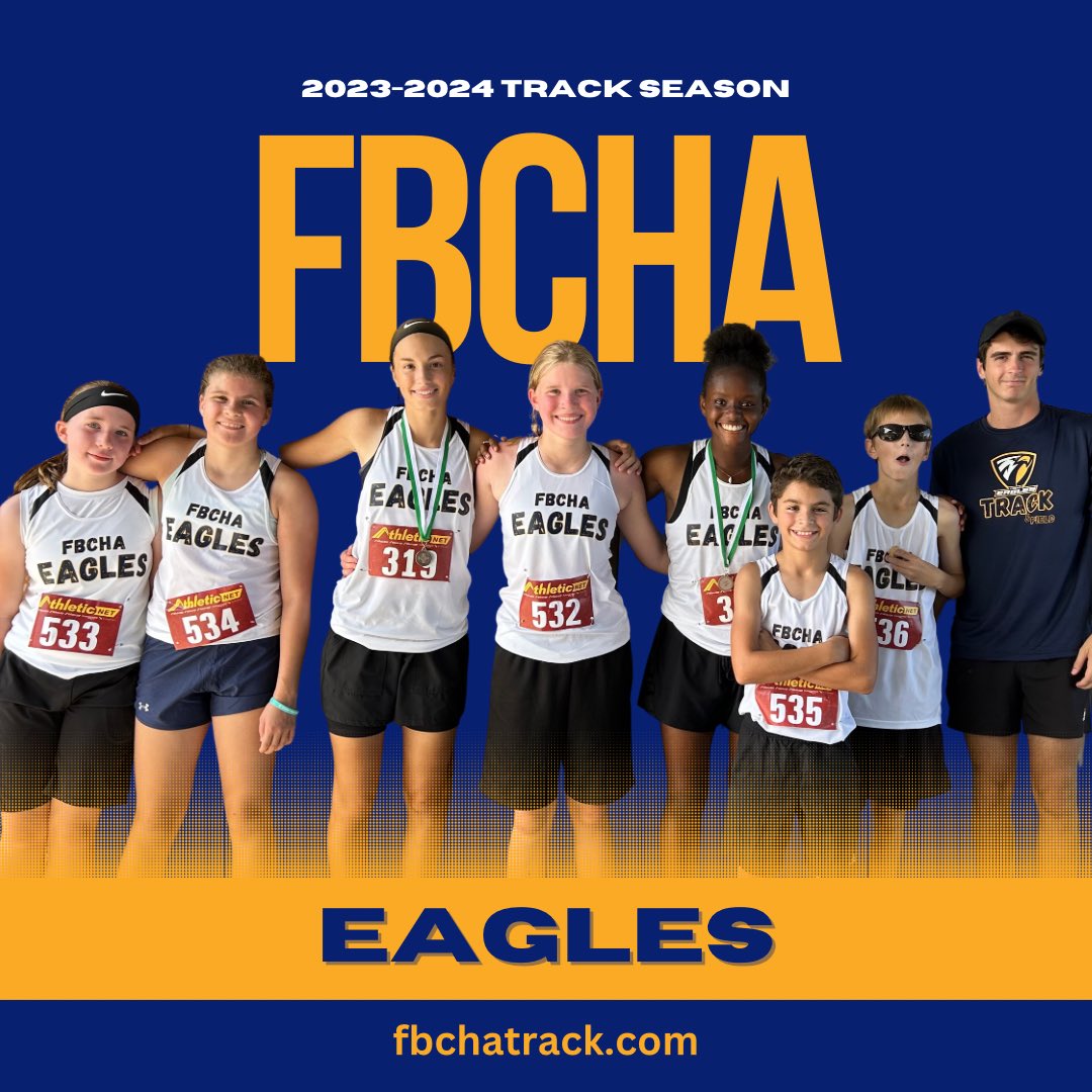 Are you looking for a homeschool group?  Do you love track and field?  Amazing athletes?  Amazing families?  
Join our team!  Check us out a fbchatrack.com