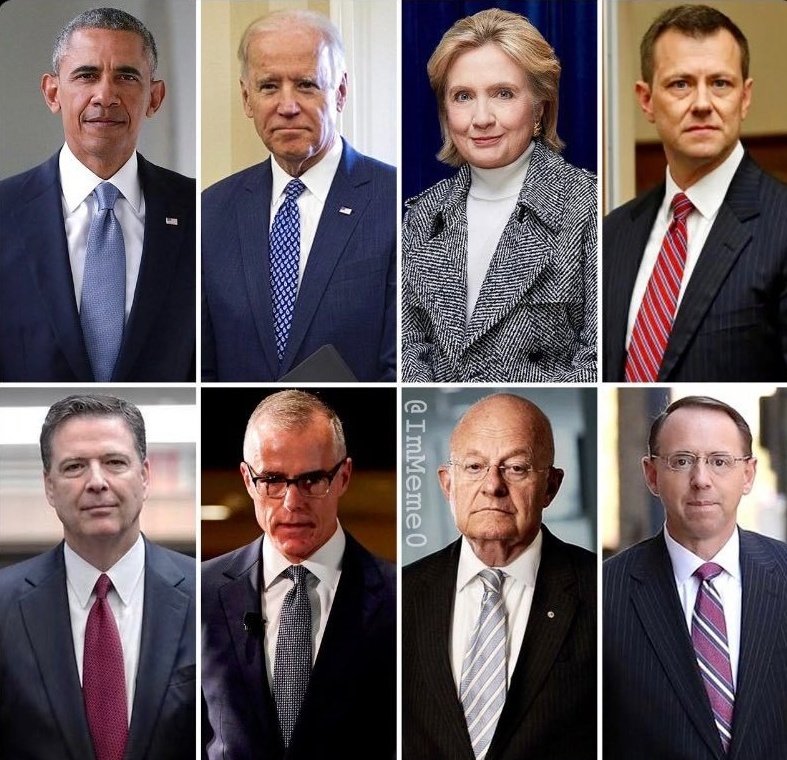 Chicago1Ray's tweet photo. Raise your hand ✋️ if you think every single one of these fucken traitors should be in federal prison for wiretapping Trump Tower https://t.co/OAUzggdk1G