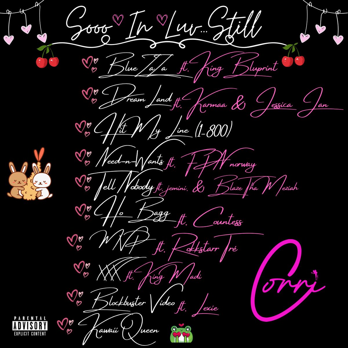 iamcorri's tweet photo. thank you to everyone involved! thank youuuu! @KingBluprint_ @catchmekarmaa @iamfpnnorway @JMNIXV @tha_meziah @countinnup @rokkstarrtre @king_madi_ cute little ep before the STORM 🩵 can’t wait for yall  to listen and yessss the title of the ep is “Sooo In Luv…Still” https://t.co/zDxTVWxiYG