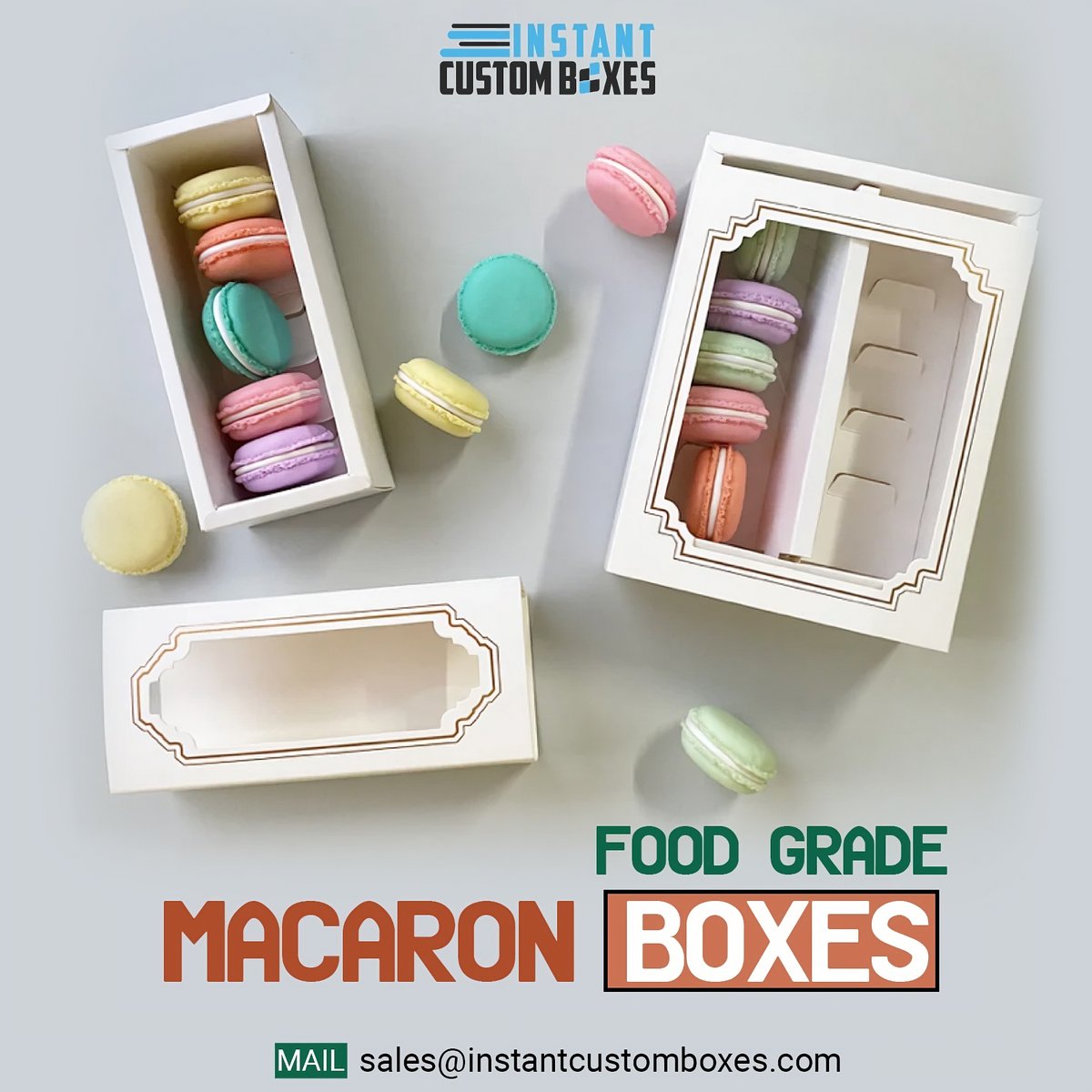 Instantcustomb1's tweet image. Looking for the perfect packaging to make your macarons stand out? Look no further! Our custom food-grade macaron boxes are here to elevate your sweet treats. 🍬🎁

𝐅𝐨𝐫 𝐌𝐨𝐫𝐞 𝐈𝐧𝐟𝐨:
instantcustomboxes.com/custom-macaron…
 
#macaronboxes #foodgrade #foodlover #customboxes #USA #Canada
