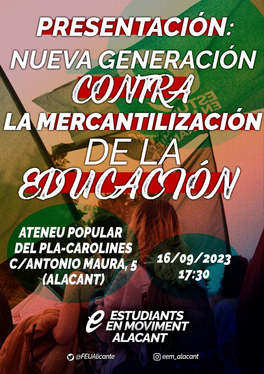 Estudiants en Moviment Alacant tweet media