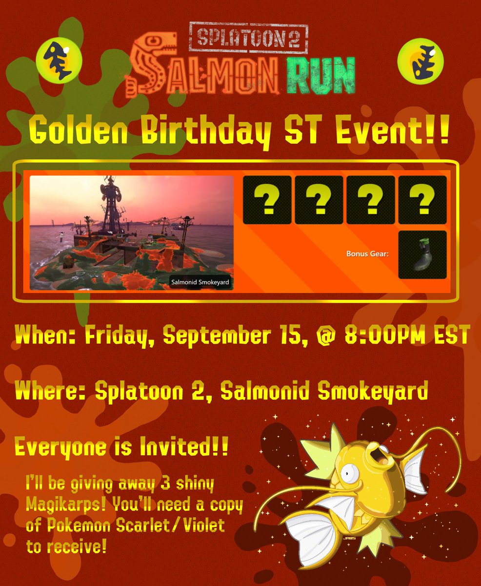 Since I'm getting really old with one foot in the grave, it would mean alot to me if you came to my Throwback ST Event to celebrate with me 💖🎂