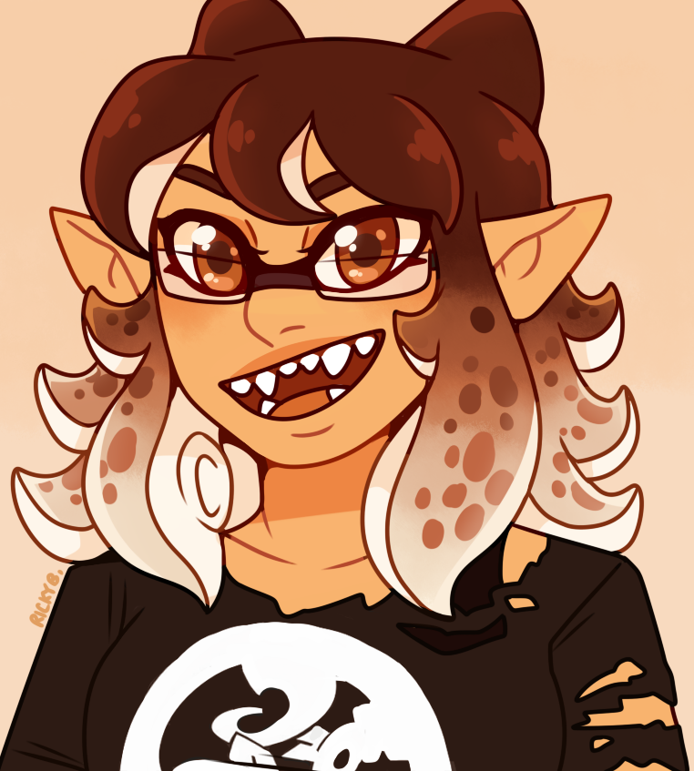 rickydirigo's tweet photo. C0mmish for @Sajingu1 of their OC as an inkling !! 🦑 https://t.co/fGHaxWLFrw