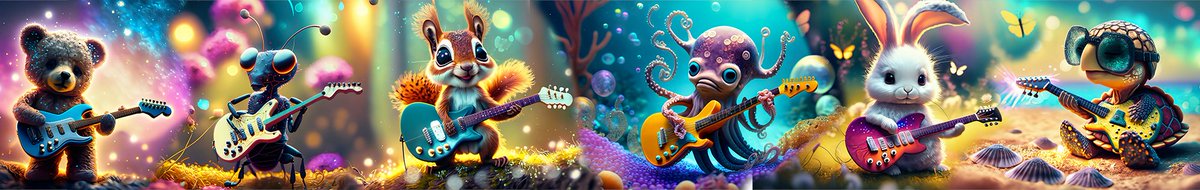 NicolasLieut's tweet photo. 6-String Animals presents a unique collection featuring extraordinary animals who have taken up the electric guitar to create captivating rhythms and spellbinding harmonies.
#Digital #Collectibles #Assets #NFT #openseaart 
https://t.co/4KRzwHYxIl https://t.co/Bjce72jvbB