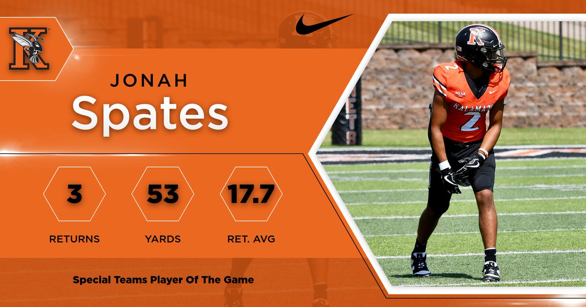 Congratulations to our Players of the Game for week #2 vs Kenyon College! #EYS #SwarmTheDay

Defense: #79 Bryce Balabuch (<a href="/bryce_balabuch/">Bryce Balabuch</a>) 

Offense: #3 Jon Brunette (@jbjon9951) 

Special Teams: #2 Jonah Spates (<a href="/jspates4/">Jonah Spates</a>)