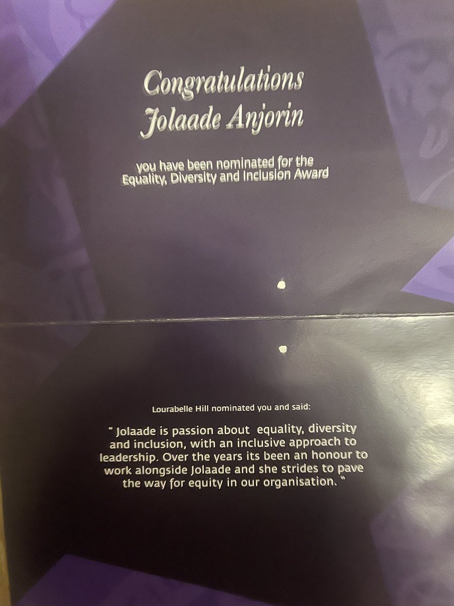 Just got this through the post. A big thank you to my lovely colleague at MCC for this nomination! <a href="/LourabelleH/">Lourabelle H💛</a> <a href="/BernieEnright1/">Bernie Enright</a> <a href="/zoer320/">Zoe Robertson FCIH, FCMI</a>