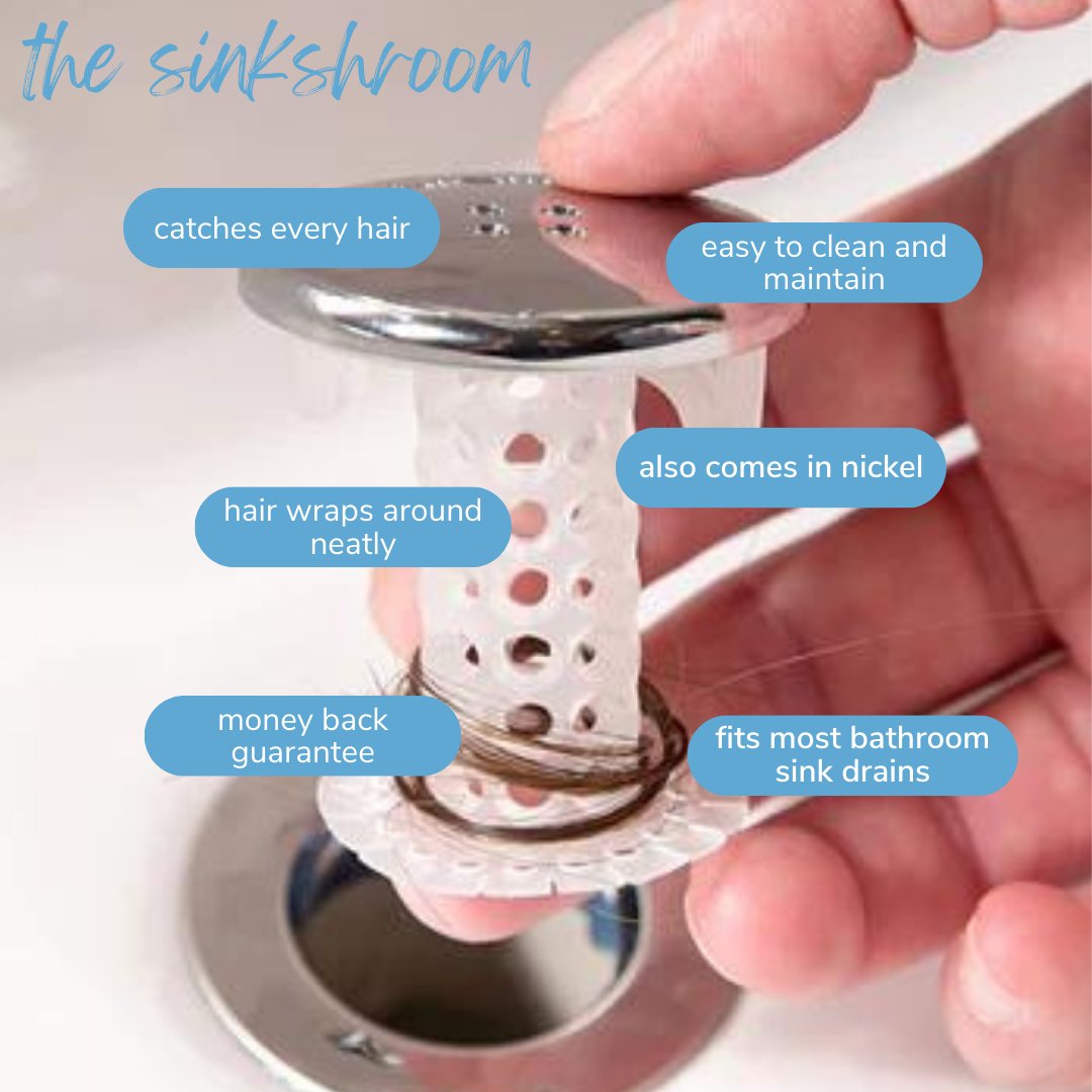 The SinkShroom has the same drain saving powers as the TubShroom but is specially made for your bathroom sink! Shop it now today!