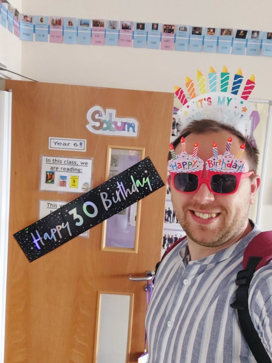 A special birthday at school today ✨🎉🎂