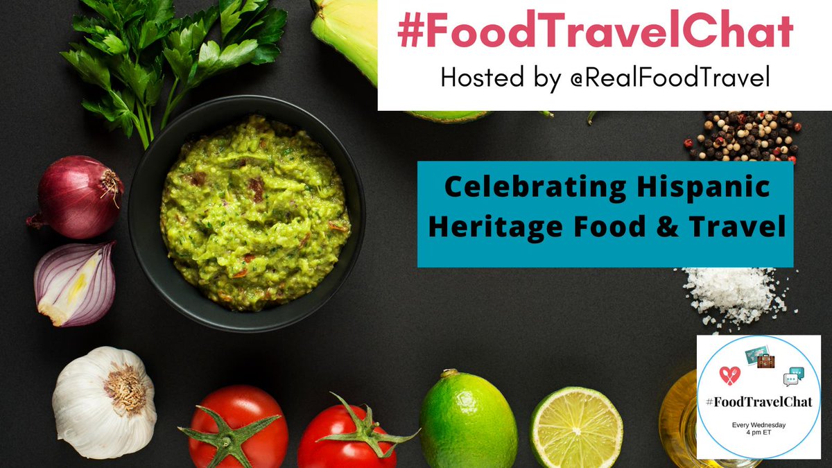 Here are some of the #FoodTravelChat moderators who'll be joining us Wed. when we chat about Hispanic Heritage Food & Travel. Check out the questions we'll be asking in the link 👇 @adventuringgal @chrispappinMCC @carollivestoeat @ourtastytravels realfoodtraveler.com/this-week-on-f…