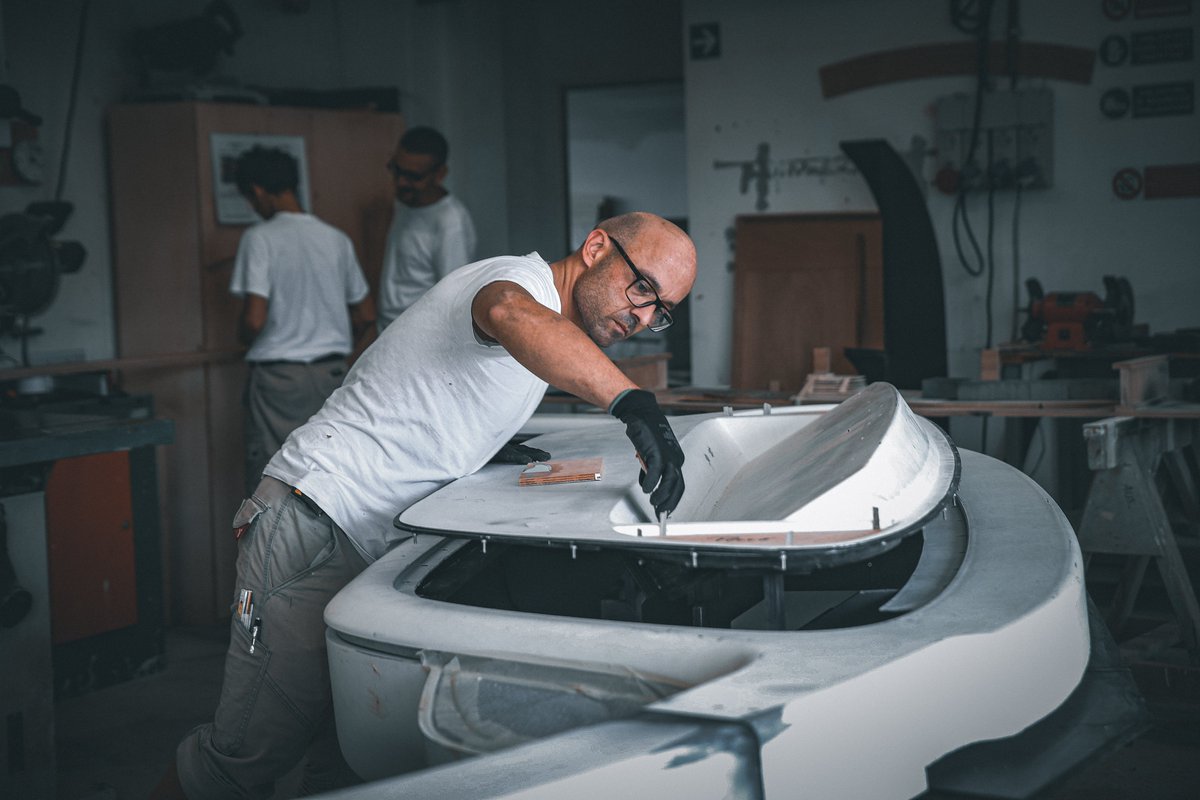 Gen_Interiors's tweet photo. Crafting marine dreams, one yacht at a time!⚓️🛥️
At our Italian division, Cantiere Viareggio, we offer full-service yacht interior manufacturing and a large staff ready to service your every need.

#genesisinteriors #carpentry #woodworking #carpenter #construction #genesisyachts https://t.co/9fmKpKMnXO