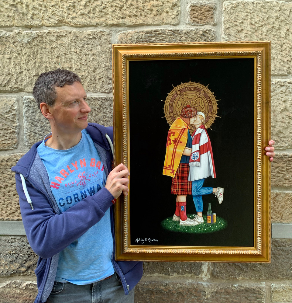 Hampdeners's tweet photo. ๐ด๓ ง๓ ข๓ ณ๓ ฃ๓ ด๓ ฟ โAe fond kissโ painting for #Fitba150 ๐ด๓ ง๓ ข๓ ฅ๓ ฎ๓ ง๓ ฟ
Our Artist in Residence, Ashley Rawson, has completed a new painting to mark the sporting world's most enduring relationship.
A stunning painting!
Prints available from Ashley's siteโฌ๏ธ
https://t.co/VEnrwJ4Tem
#ScoEng1872 #Genius https://t.co/cKsXkdJTZJ